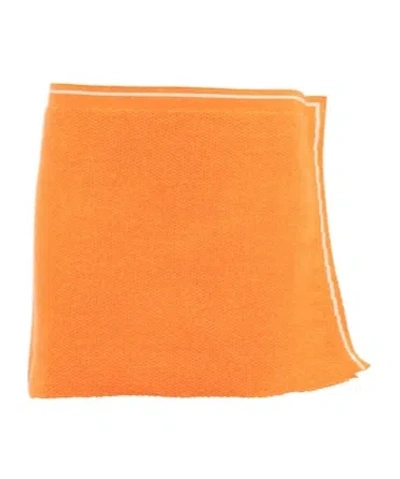 Jacquemus La Jupe Sorbetto Toweling Miniskirt In Orange