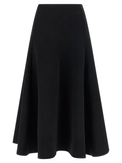 Jacquemus La Jupe Triangle Skirts Black
