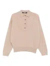 Jacquemus Polo Collar Knitwear With Ribbed Cuffs And Hem