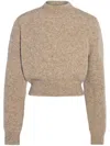 Jacquemus Alpaca Wool-blend Sweater In Beige