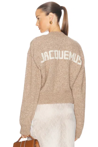 Jacquemus La Maille  In Beige
