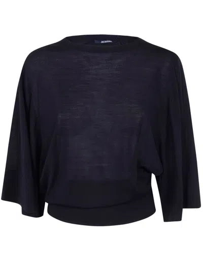 Jacquemus La Maille Mananco In Black