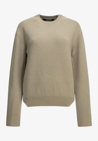 Jacquemus La Maille Moulin Sweater In Neutral