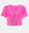 Jacquemus La Maille Neve Cardigan In Pink