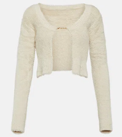 JACQUEMUS LA MAILLE NEVE MANCHES LONGUES CARDIGAN