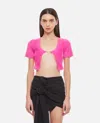 JACQUEMUS LA MAILLE NEVE SHORT SLEEVES TOP