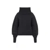 Jacquemus Dark Grey Virgin Wool La Maille Pallone Pullover In Black