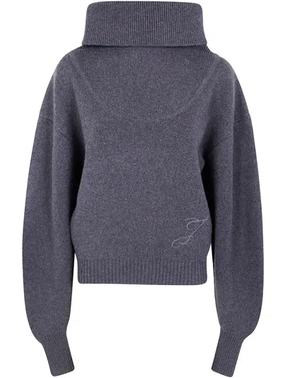 Jacquemus "la Maille Pallone" Sweater In Blue