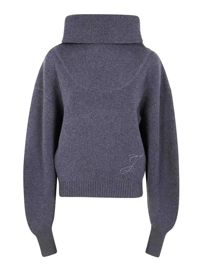 Jacquemus La Maille Pallone Sweater In Blue
