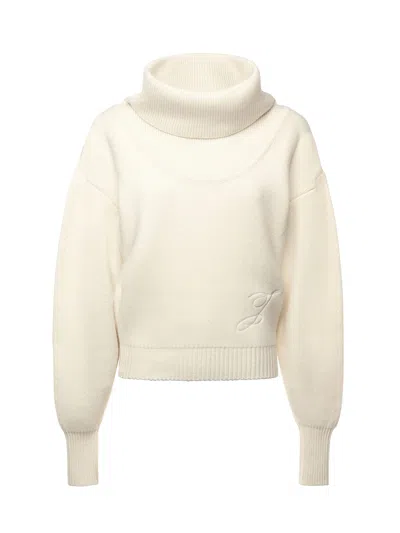 JACQUEMUS LA MAILLE PALLONE WOOL AND CASHMERE SWEATER