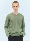 Jacquemus La Maille Paseo Knitted Jumper In Green