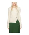 Jacquemus La Maille Pau Long-sleeved Cardigan In White