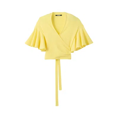 Pre-owned Jacquemus La Maille Paysan 'yellow' | Women's Size 40