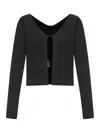 Jacquemus Black 'la Maille Neve' Cardigan In Black