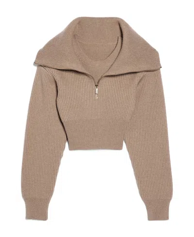 Jacquemus La Maille Risoul Merino Jumper In Nude