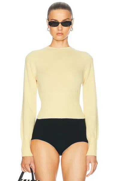 Jacquemus La Maille Soglia In Light Yellow