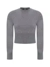 Jacquemus La Maille Soglia Ribbed Jumper In Grey