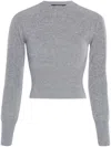 Jacquemus La Maille Soglia Ribbed Jumper In Grey