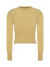 Jacquemus La Maille Soglia Sweater In Light Yellow