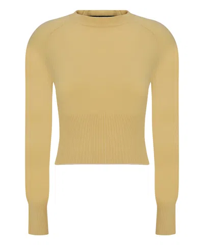 Jacquemus La Maille Soglia Sweater In Yellow