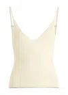 Jacquemus La Maille Spallina Viscose Camisole In Light Yellow