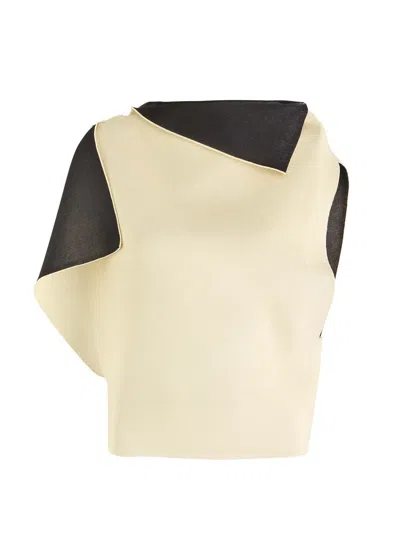 Jacquemus La Maille Trapeze Knitted Top In Multicolor