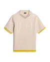 Jacquemus Beige Le Raphia 'la Maille Treze' Polo In Nude