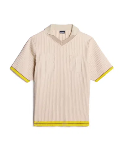 Jacquemus Beige Le Raphia 'la Maille Treze' Polo