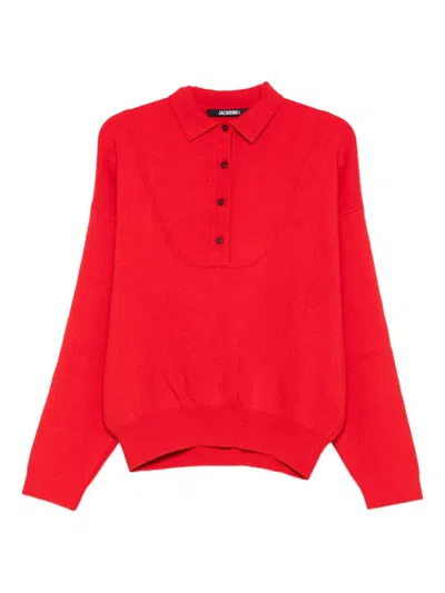 JACQUEMUS JACQUEMUS LA MAILLE VAREUSE POLO SHIRT