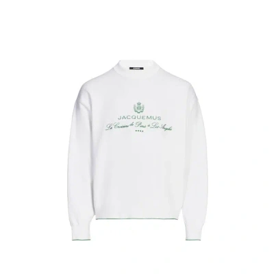 Jacquemus Venice Embroidered Sweatshirt In Multicolor