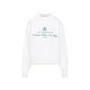 Jacquemus White Sweater With Logo Embroidered On The Front And Short Design In Cotton Woman