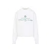 Jacquemus White Sweater With Logo Embroidered On The Front And Short Design In Cotton Woman In White