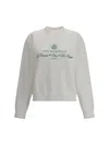 Jacquemus White Sweater With Logo Embroidered On The Front And Short Design In Cotton Woman
