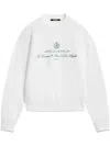Jacquemus La Maille Venice Sweatshirt In White