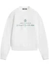Jacquemus La Maille Venice Sweatshirt In White