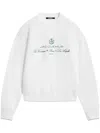 Jacquemus La Maille Venice Sweatshirt In White