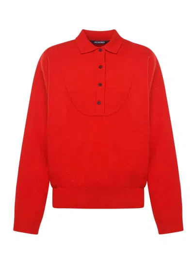 JACQUEMUS LA MAILLE VEREUSE PALLONE SWEATER