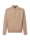 Jacquemus La Maille Vereuse Pallone Sweater In Brown