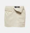 Jacquemus La Mini Jupe Bahia Canvas Mini Skirt In Beige