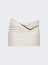 Jacquemus La Mini Jupe Bahia Skirt In Beige