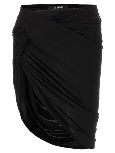Jacquemus 'la Mini Jupe Drapeado' Skirt