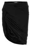 Jacquemus La Mini Jupe Drapeado Gathered Miniskirt