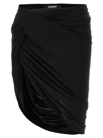 Jacquemus 'la Mini Jupe Drapeado' Skirt