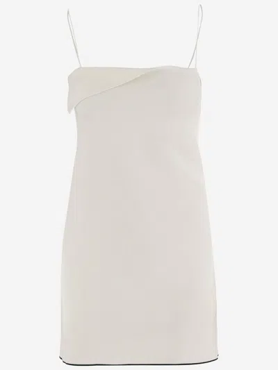 Jacquemus White Viscose Dress