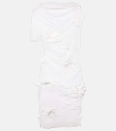 Jacquemus Minikleid La Mini Robe Bocciolo In Weiss