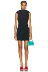 Jacquemus La Mini Robe Bordo Dress In Black