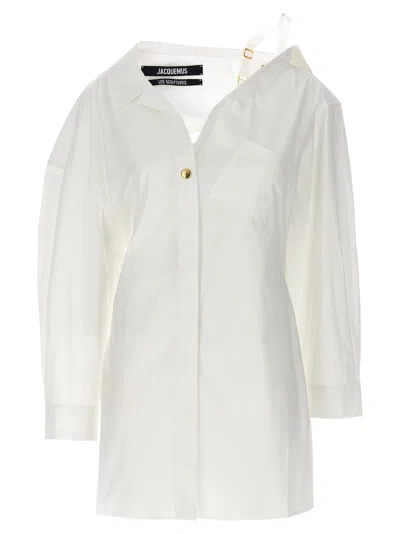 JACQUEMUS JACQUEMUS LA MINI ROBE CHEMISE DRESS