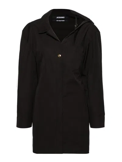 Jacquemus Woman Midi Dress Black Size 8 Cotton