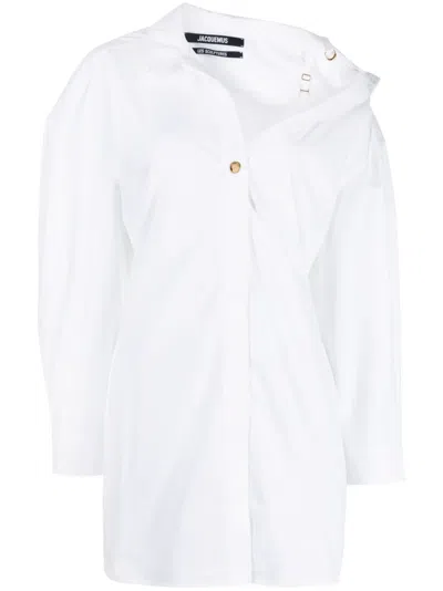 JACQUEMUS LA MINI ROBE CHEMISE SHIRT DRESS