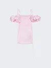 Jacquemus La Mini Robe Chouchou Dress Print Toile De Jouy Pink In Pink